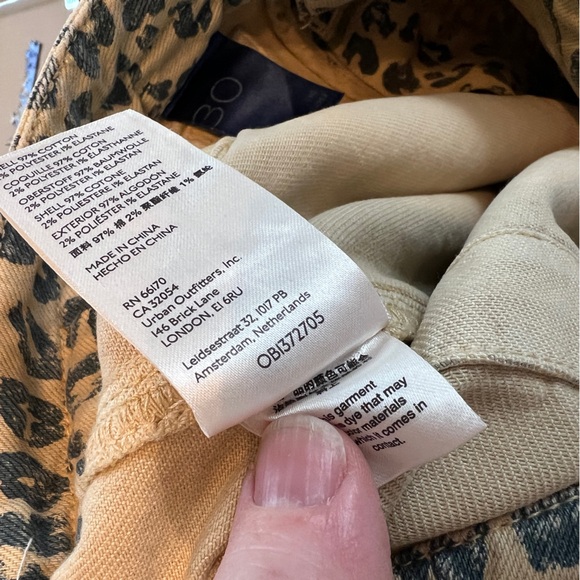 Pilcro The Wanderer Leopard Jeans Size 30 - Picture 7 of 7